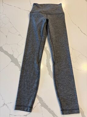 Lululemon Align High Rise Leggings ~ 2 ~ Heathered Graphite Grey